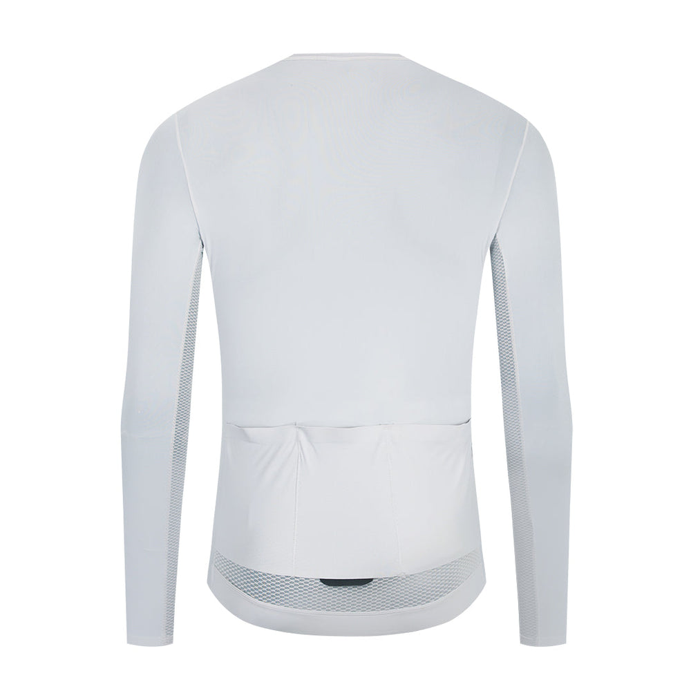 Croco Off White - GBS Prime Long Sleeve - Gobicyclestyle