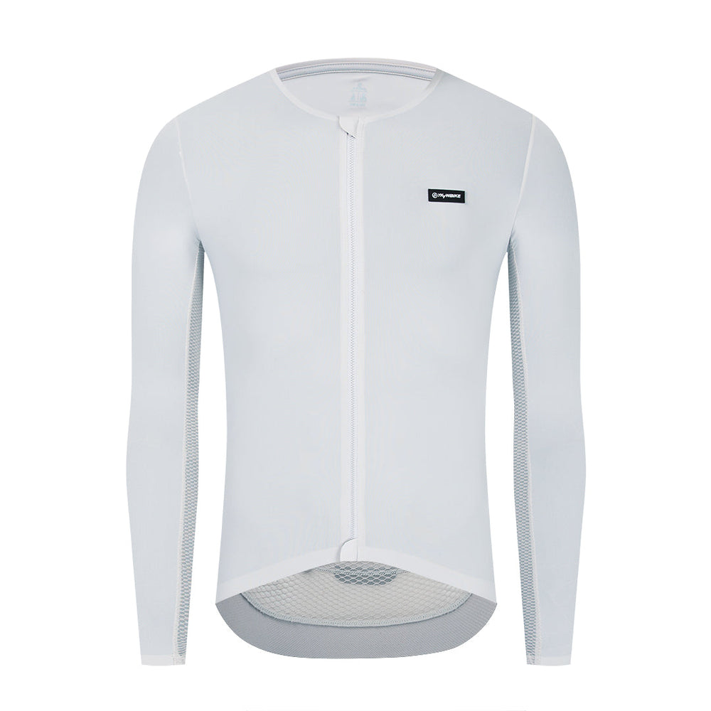 Croco Off White - GBS Prime Long Sleeve - Gobicyclestyle