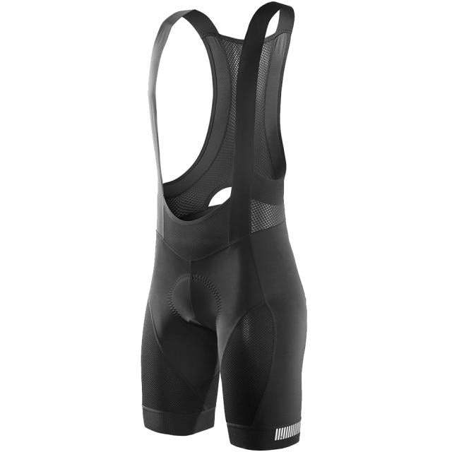 Black Gel Padded Bib Shorts - Gobicyclestyle