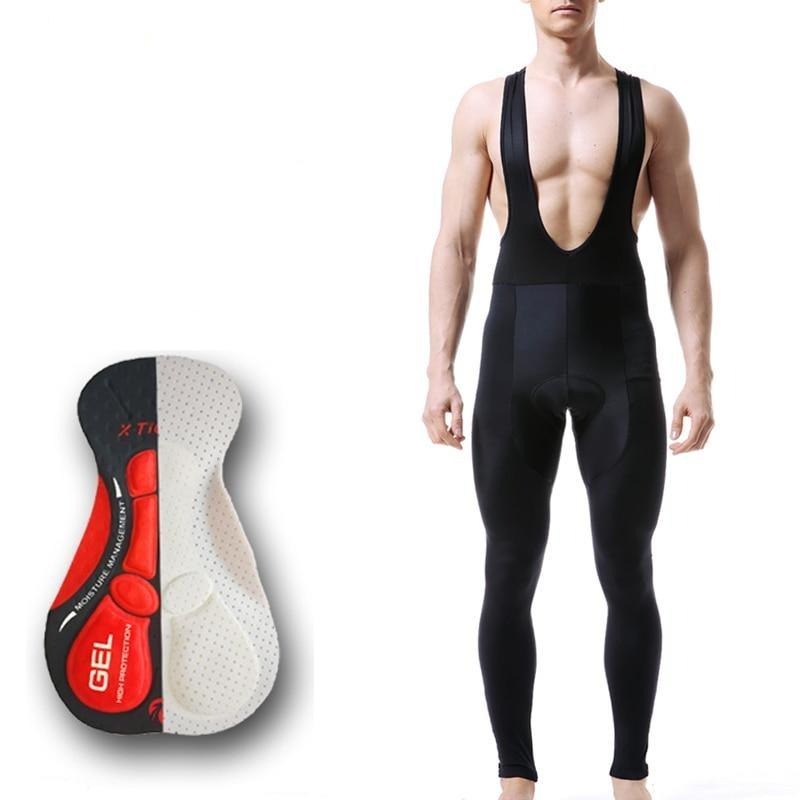 Black 5D GEL Pad Pro Cycling Bib Pants